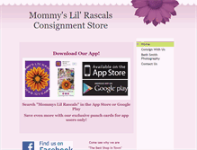 Tablet Screenshot of mommyslilrascals.com